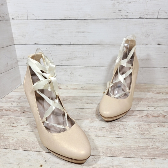 Roccamore Vanessa lace-up platform heels - Picture 13 of 16